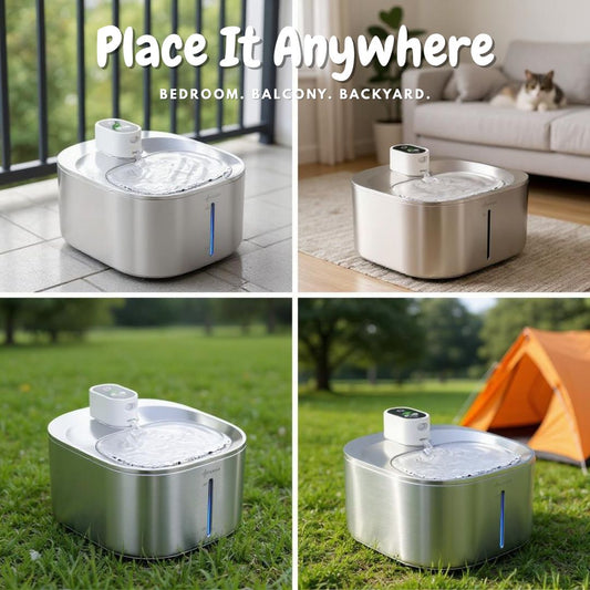 4L Wireless Cat Water Fountain – Auto Sensor Pet Dispenser by Meowsera™