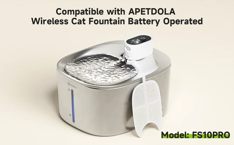 Stainless Water Fountain Filters 4-Pack