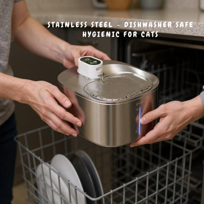4L Wireless Cat Water Fountain – Auto Sensor Pet Dispenser by Meowsera™