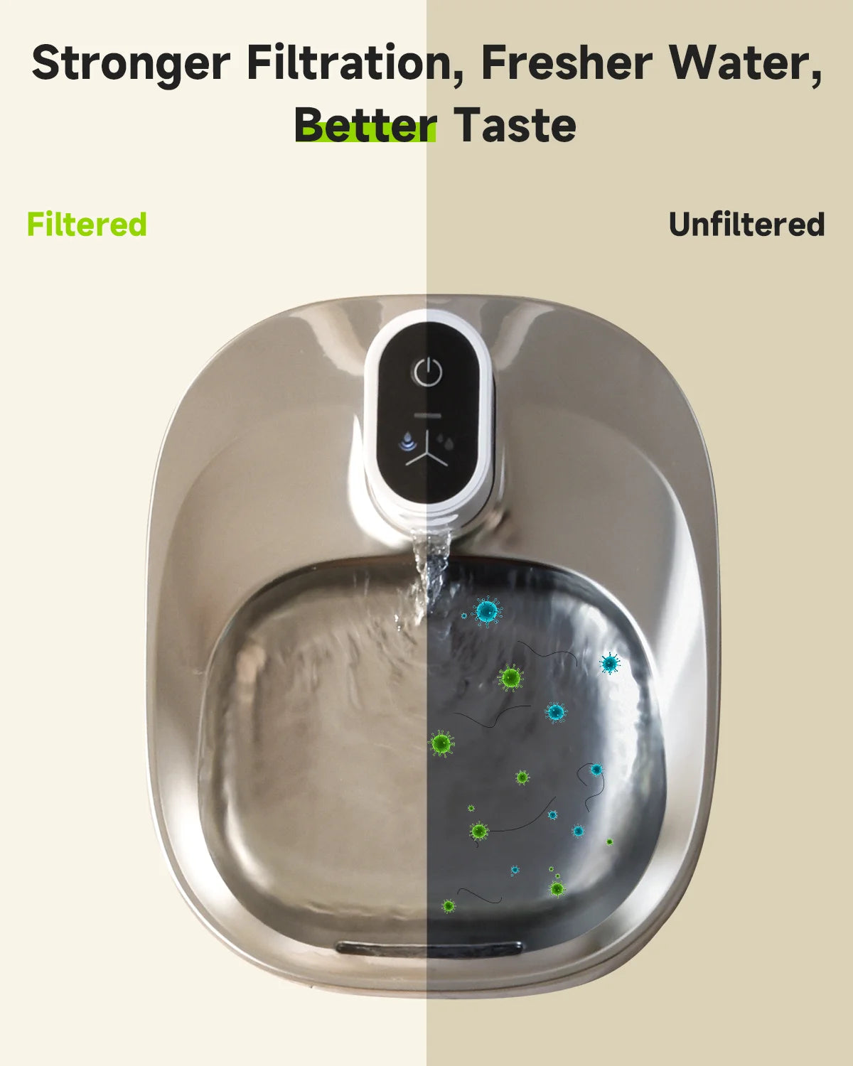 Stainless Water Fountain Filters 8-Pack